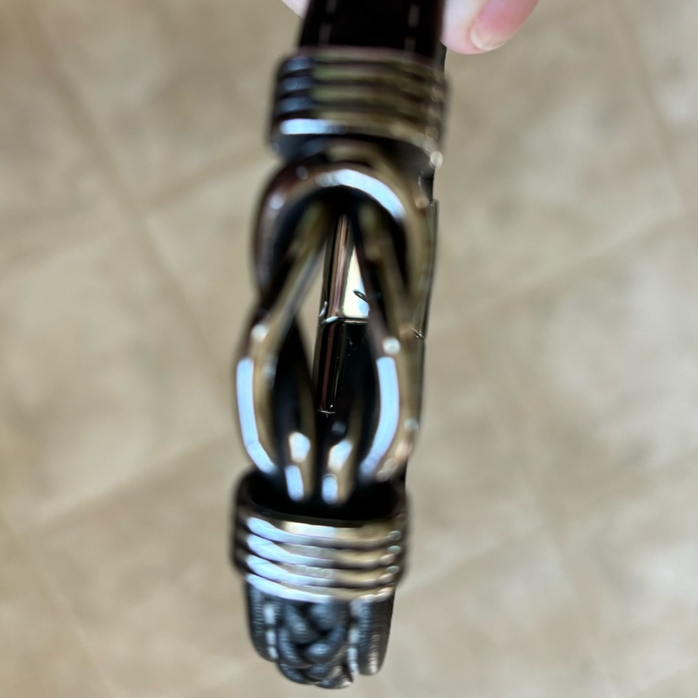 Joycuff Black
and Silver Brothers Bracelet - Picture 3 of 10